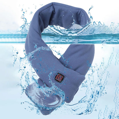 Electric Neck Heating Scarf winter warm Heated Scarfs soft Three-gear Temperature Control Neck Wrap Warmer no battery