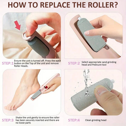 10 electric foot grinder accessories - 5 coarse grinding heads, 5 fine grinding heads, suitable for electric foot grinders, foot grinder not included