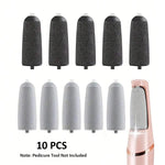 10 electric foot grinder accessories - 5 coarse grinding heads, 5 fine grinding heads, suitable for electric foot grinders, foot grinder not included