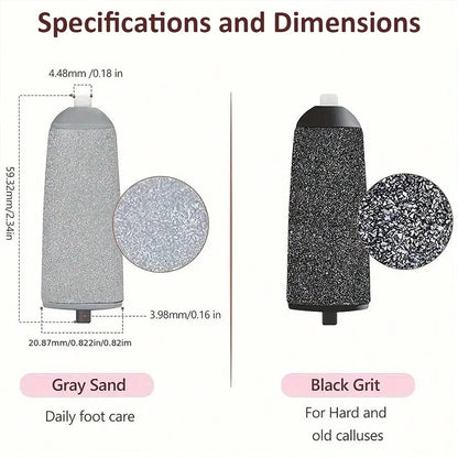 10 electric foot grinder accessories - 5 coarse grinding heads, 5 fine grinding heads, suitable for electric foot grinders, foot grinder not included
